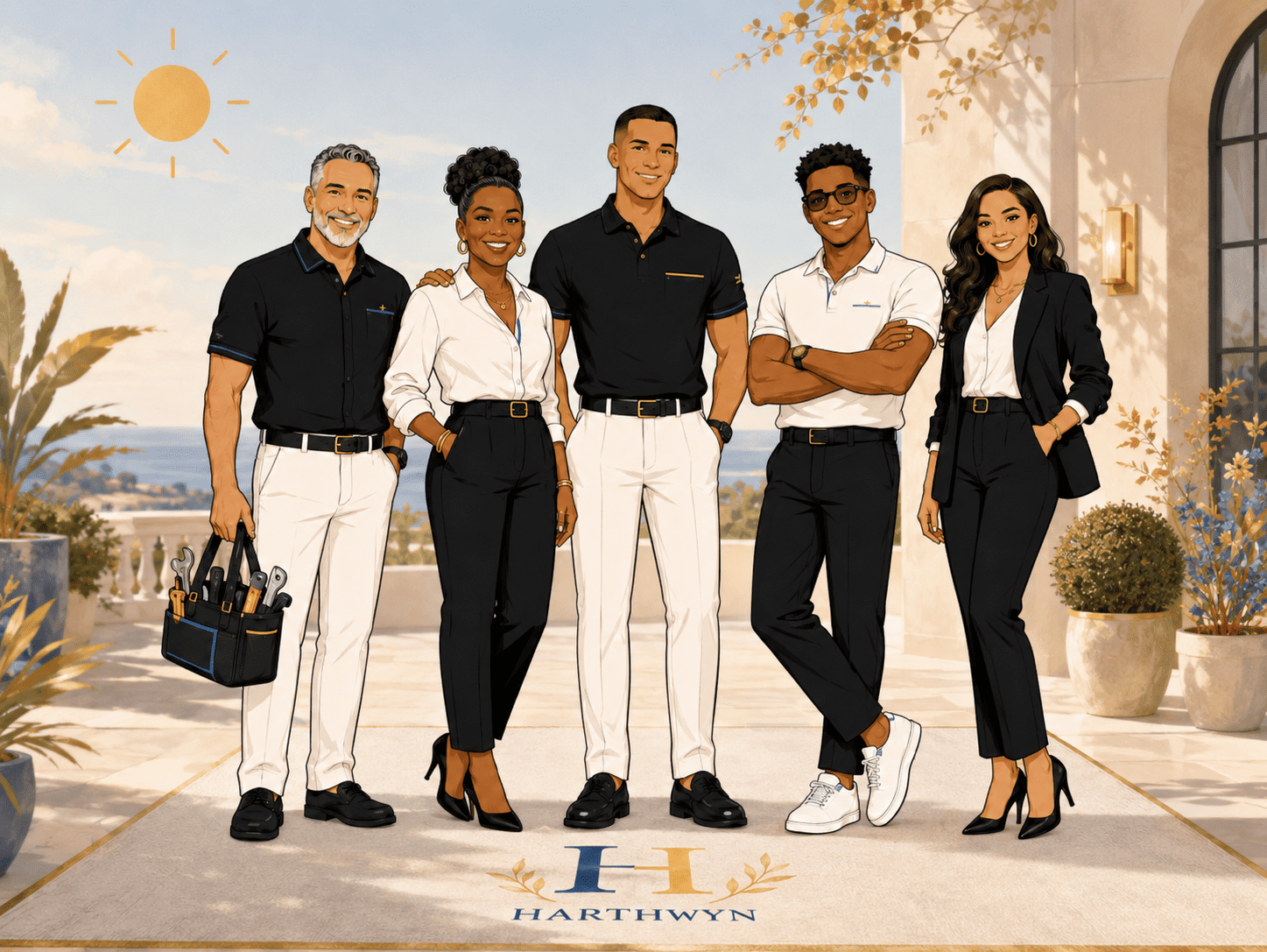 Home Official family avatar welcome portrait